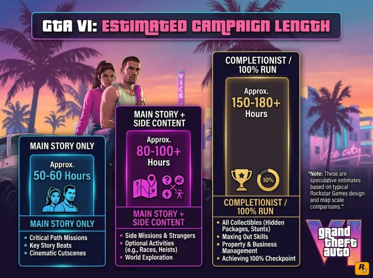 GTA VI Campaign Length