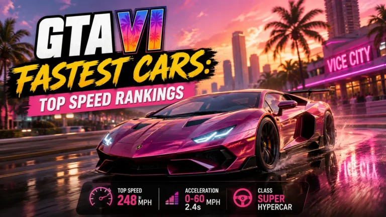GTA VI Fastest Cars