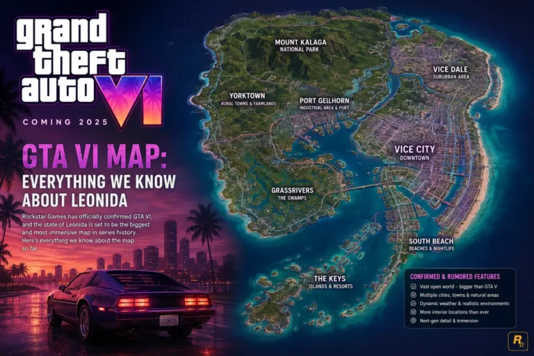 GTA VI Map Everything We Know