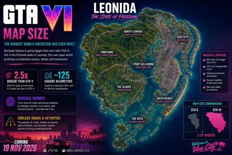 GTA VI Map Size
