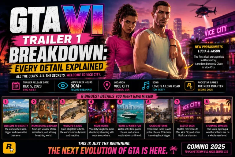 GTA VI Trailer 1 Breakdown