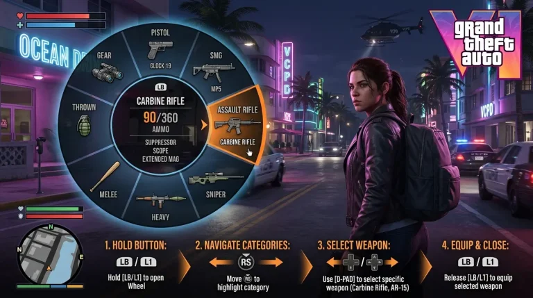 GTA VI Weapon Wheel